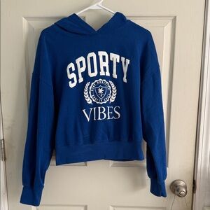 Old Navy Blue Fleece Hoodie